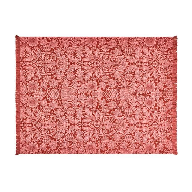 Habitat x Morris & Co. Sunflower Chenille Throw - 125x150cm - gallery image 2