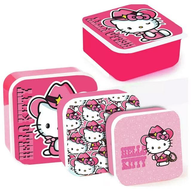 Hello Kitty 3 Piece Snack Pots - gallery image 1