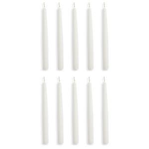 Habitat Taper Candles - White - Pack of 10