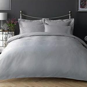 Habitat Egyptian Cotton 400TC Bedding Set - Grey - Double