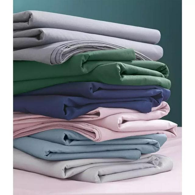 Habitat Cotton Rich 180 TC Pink Fitted Sheet - gallery image 5