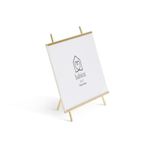 Habitat Glass Easel Photo Frame - 5x7 - gallery image 3