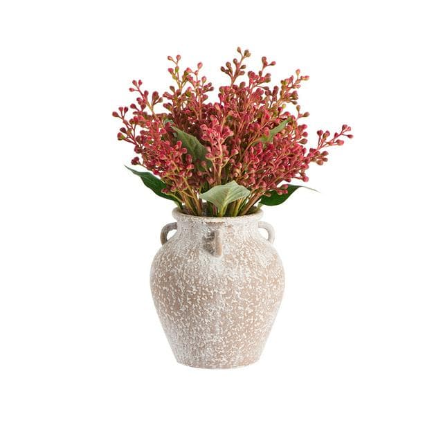 Sainsbury's Home Artificial Berry in Resin Vase - gallery image 1