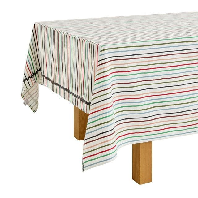 Habitat Stripe Wipe Clean Tablecloth - gallery image 1