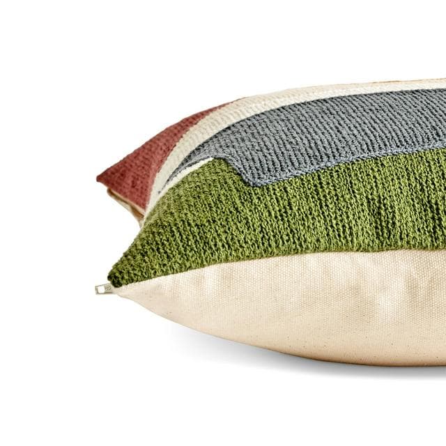 Habitat Autumn Abstract Crewel Cushion - 43x43 - gallery image 5