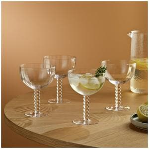 Habitat Bobbin Cocktail Glass - Clear