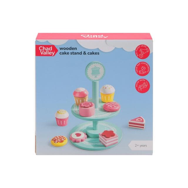 Chad Valley Wooden Cake Stand - gallery image 1