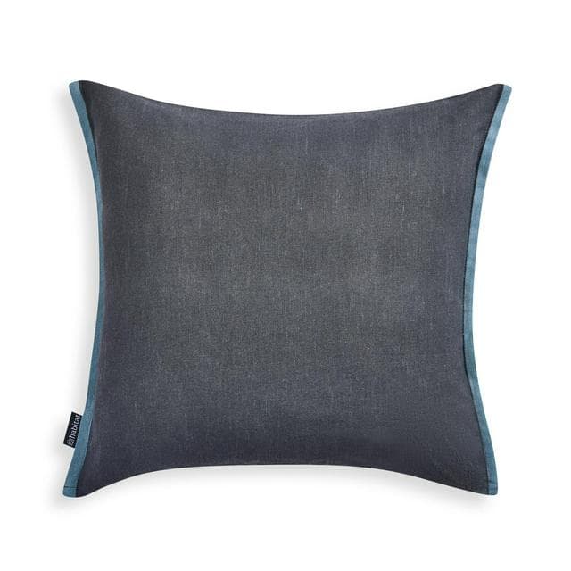 Habitat Mono Printed Winter Floral Cushion - 43x43 - gallery image 3