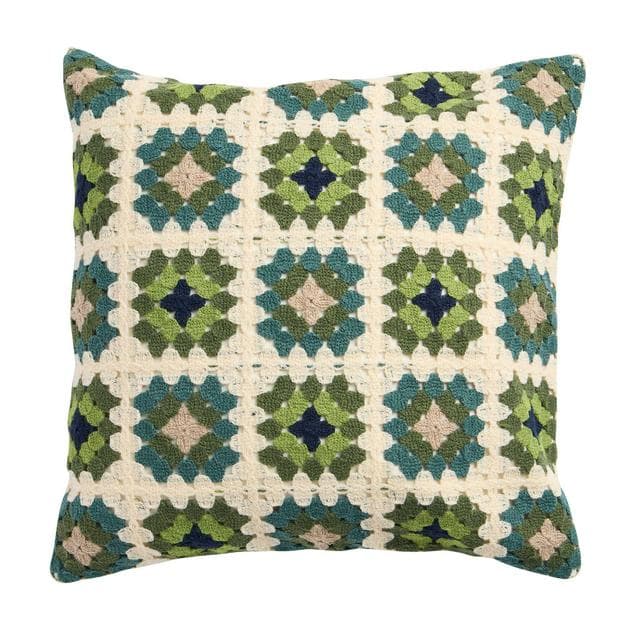 Sainsbury's Home Crochet Cushion - 43x43 - gallery image 1
