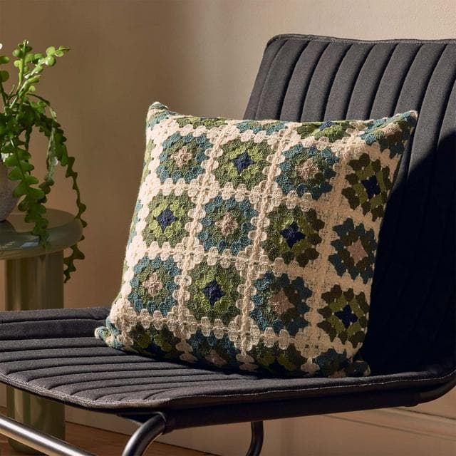 Sainsbury's Home Crochet Cushion - 43x43 - gallery image 2