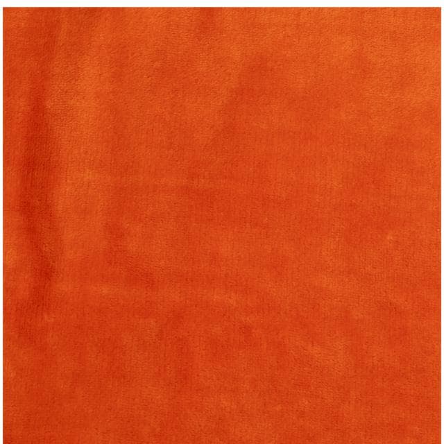 Sainsbury's Home Fleece Throw - Orange - 125x150 - gallery image 3