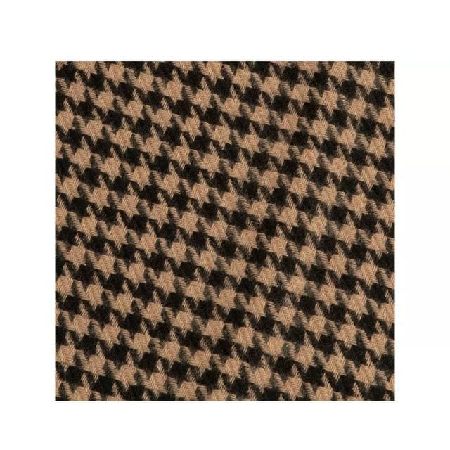 Habitat Houndstooth Throw - Brown & Black - 125x150 - gallery image 2