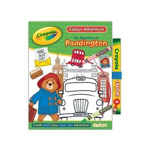 Crayola Paddington Bear Colour Adventure Book with Crayons