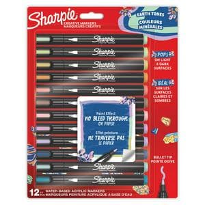 Sharpie Pack of 12 Earth Tones Creative Markers