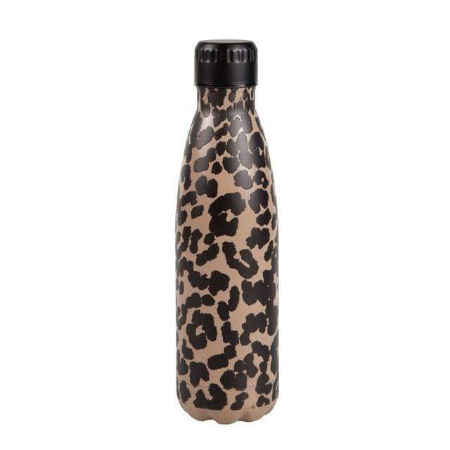 Sainsbury's Home Leopard Stainless Steel Bottle - 500ml - gallery image 1