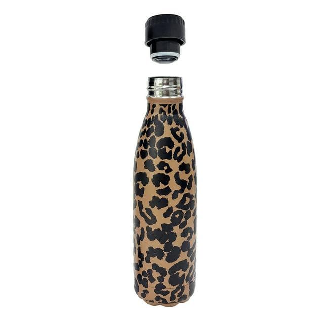 Sainsbury's Home Leopard Stainless Steel Bottle - 500ml - gallery image 4