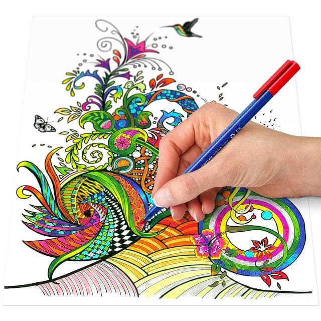 Staedtler Triplus Pack of 10 Fibre-Tip Pen - gallery image 3