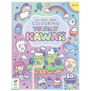 Kaleidoscope Colouring Kawaii Colouring Book