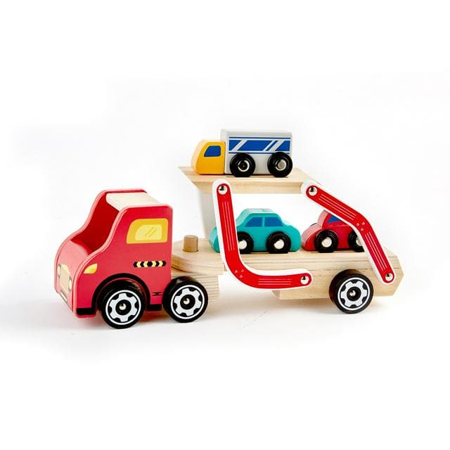 Chad Valley Wooden Car Transporter - gallery image 1