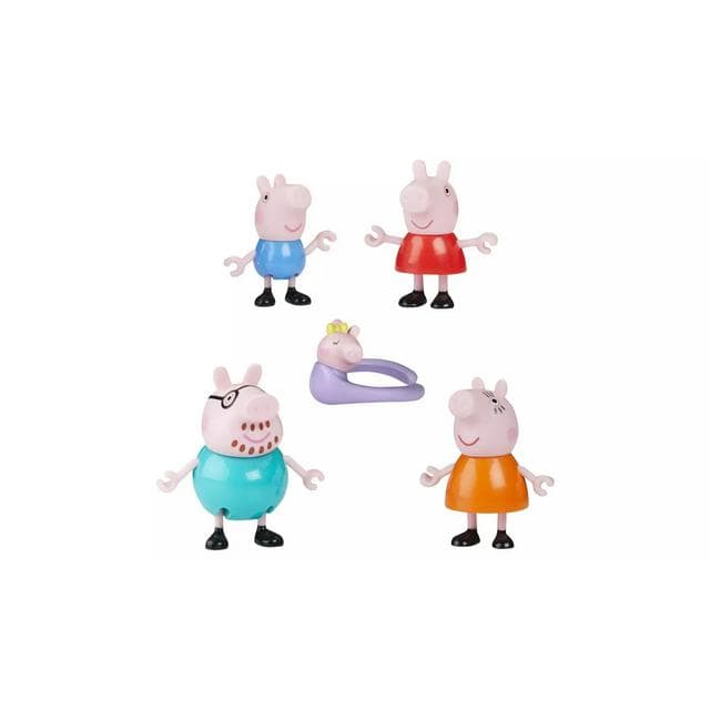 Peppa Pig Pack of 5 Family Toy Set - gallery image 1