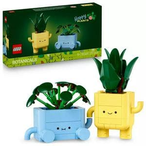 LEGO Botanicals Happy Plants Home Decor Building Set 10349