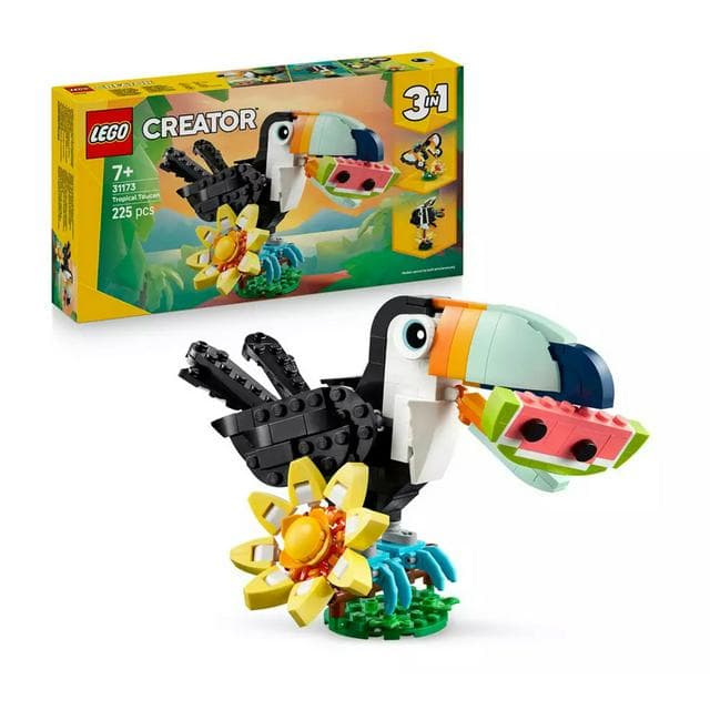 LEGO Creator 3 in 1 Wild Animals Tropical Toucan Set 31173 - gallery image 1