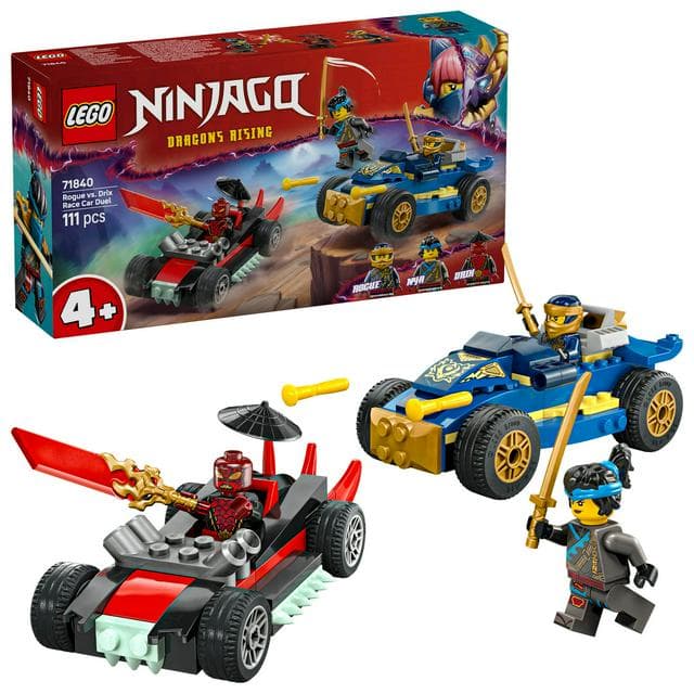 Lego Ninjago Rogue vs. Drix Race Car Duel Set 71840 - gallery image 1