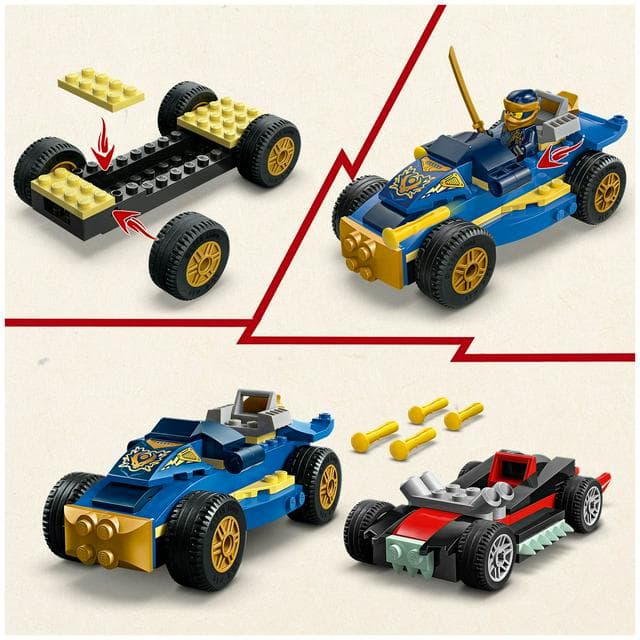 Lego Ninjago Rogue vs. Drix Race Car Duel Set 71840 - gallery image 3