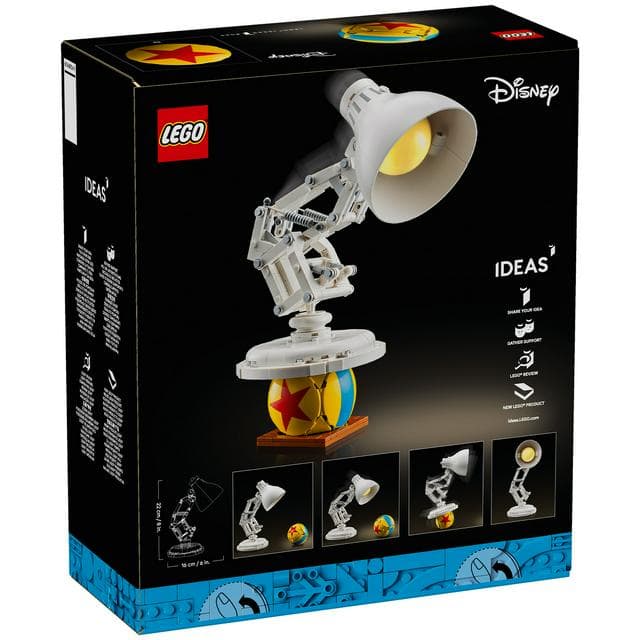LEGO Ideas Disney Pixar Luxo Jr. Building Set for Adults 21357 - gallery image 1