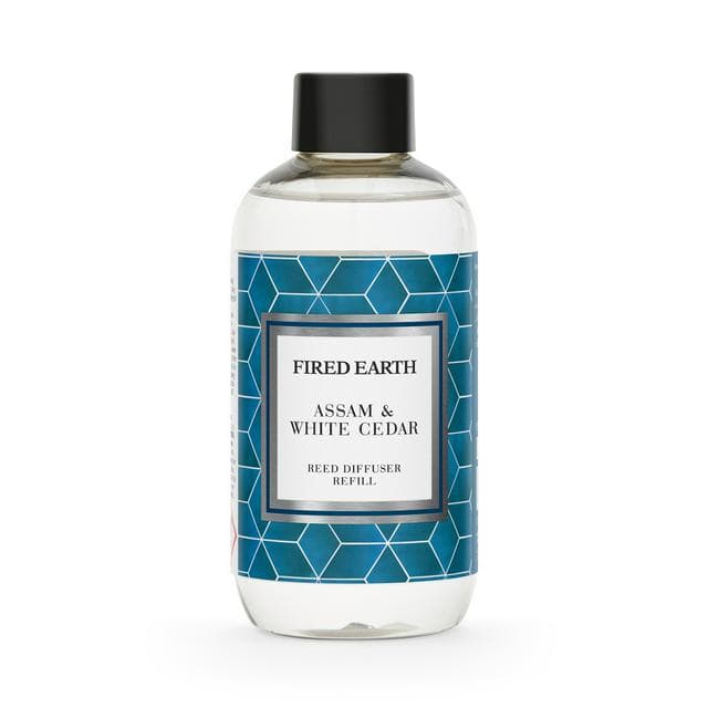 Wax Lyrical 200ml Fired Earth Diffuser Refill - Assam & White Cedar - gallery image 1