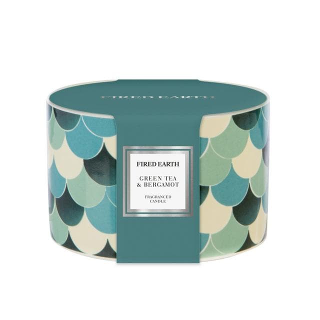 Wax Lyrical Fired Earth Ceramic Candle - Green Tea & Bergamot - gallery image 3