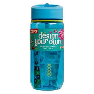 Decor Blue Personalised Kids Bottle - 500ml