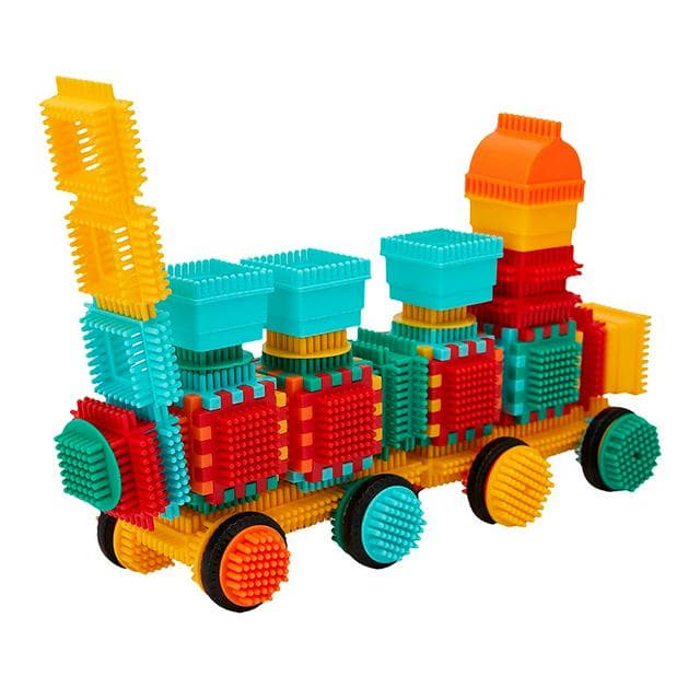 Chad Valley Bristle Blocks Set - gallery image 2