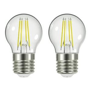 Sainsbury's Home 40w Pack of 2 LED Filament Globe Edison Screw Light Bulbs