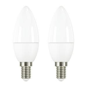 New Home Led Frosted Candle 25w Ses 2 Pack