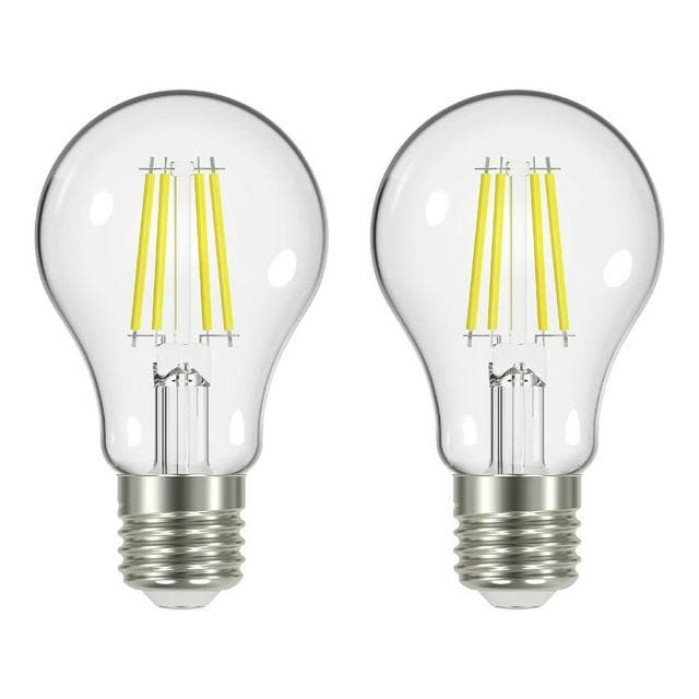 Sainsbury's Home Pack of 2 LED Fila Standard Dim Edison Screw Light Bulbs - 60w - gallery image 1