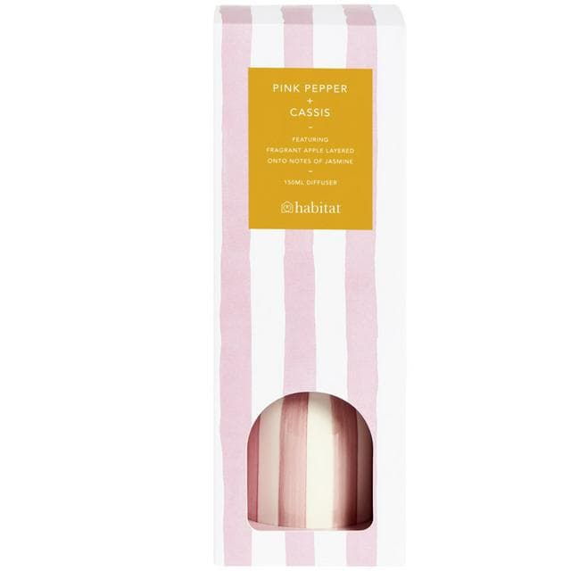 Habitat Pink Stripe Pink Pepper & Cassis Ceramic Diffuser - gallery image 2