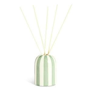 Habitat Stripe Bergamot & Ginger Ceramic Large Diffuser - Green