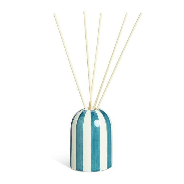 Habitat Stripe Rock Salt & Cedar Ceramic Large Diffuser - Blue - gallery image 1