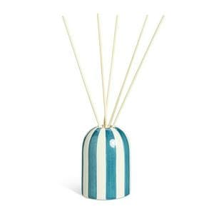 Habitat Stripe Rock Salt & Cedar Ceramic Large Diffuser - Blue