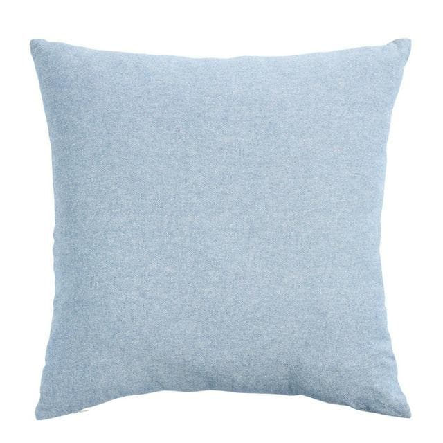 Sainsbury's Home Washed Embroidery Cushion - Blue - 50x50 - gallery image 2