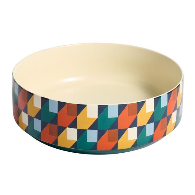 Habitat Geo Cube Print Serve Bowl - gallery image 1