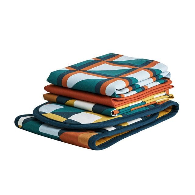 Habitat Pack of 3 Geo Cube Tea Towels - gallery image 3