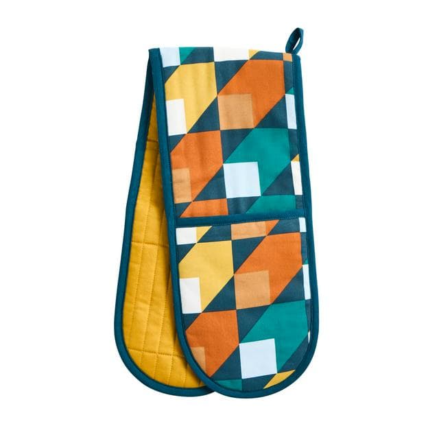 Habitat Geo Cube Double Oven Glove - gallery image 1