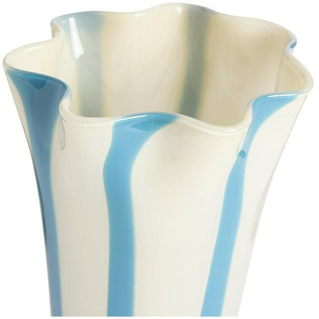 Habitat Milk Glass Handkerchief Blue Stripe - gallery image 3