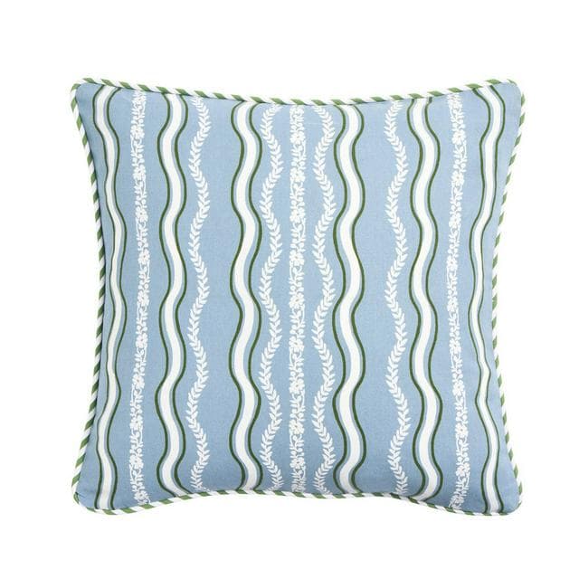 Sainsbury's Home Wiggle Stripe Printed Piped Cushion - 43x43 - gallery image 1