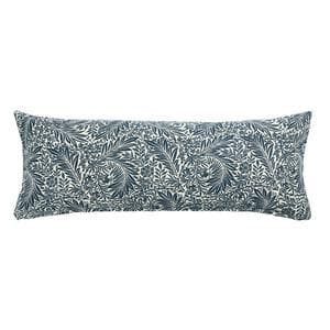 Sainsbury's Home Lino Floral Lumbar Cushion - Navy - 30x80