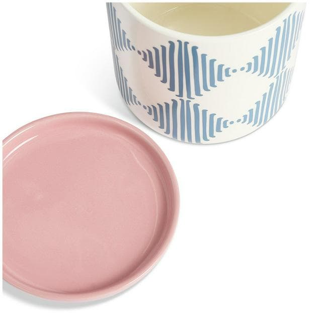 Habitat Harlequin Ceramic Planter With Saucer - gallery image 2