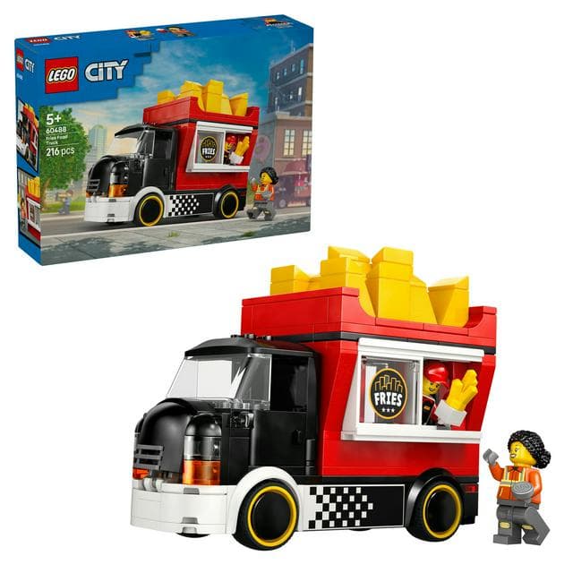 LEGO City Fries Food Truck Toy 60488 - gallery image 1
