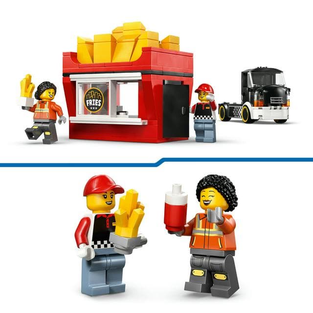 LEGO City Fries Food Truck Toy 60488 - gallery image 4